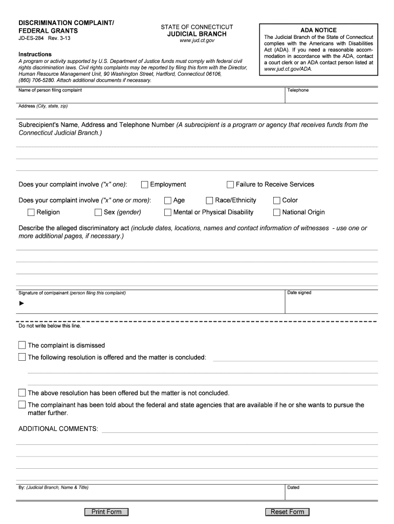 connecticut complaint federal Preview on Page 1