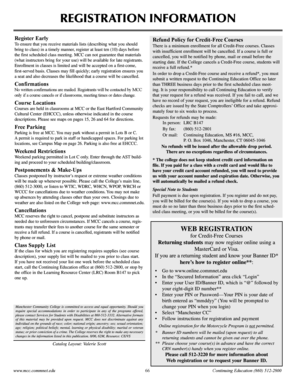 MCC Credit-Free Course Registration Form