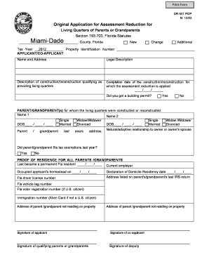 Florida DR-501 PGP Form