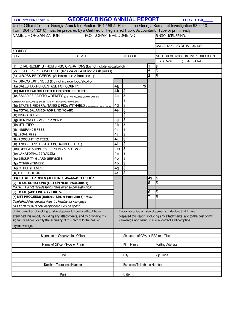 is bingo legal in georgia Preview on Page 1.