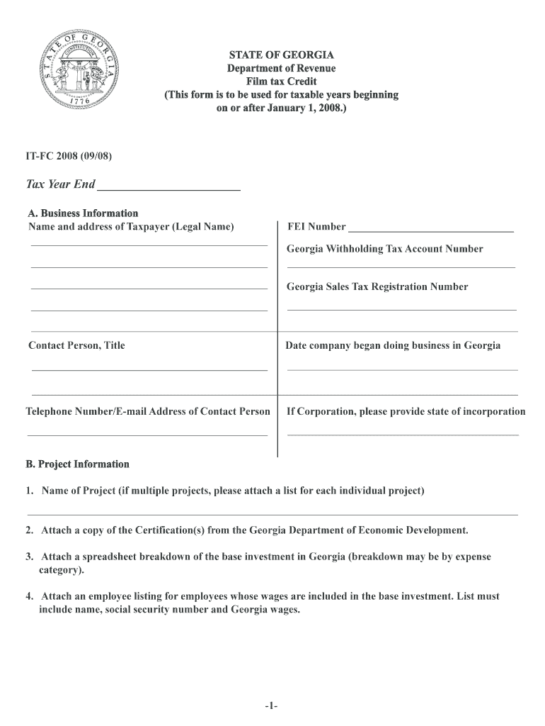 Tax Year End - Georgia Department of Revenue - etax dor ga Preview on Page 1