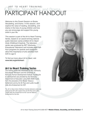 Art to Heart Training: Books, Storytelling, and Drama