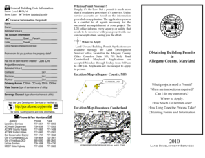 Allegany County Building Permit Application
