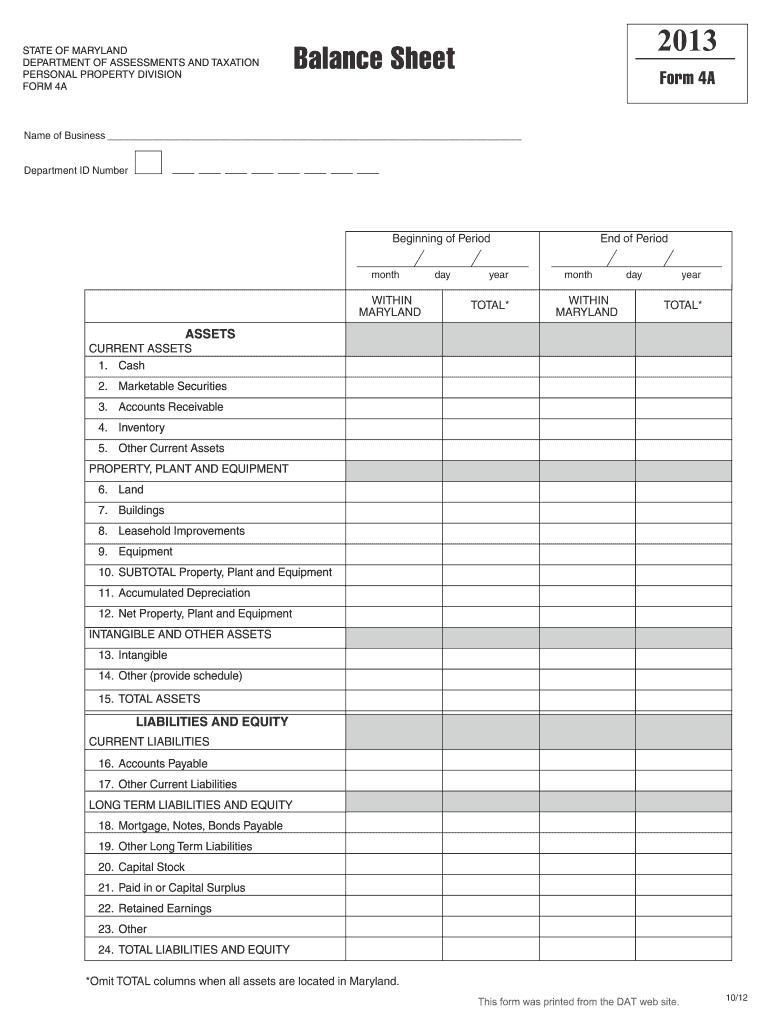 maryland form 4a 2013 Preview on Page 1.