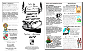 Tuckahoe State Park Program Registration Form