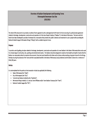 Sample term sheet - Downtown East Stadium Term Sheet 2-29-12 V3Alt Clean. Information Security Terms and Definitions - This glossary is used as the set of definitions for information security terms through out the Office of Enterprise - mn