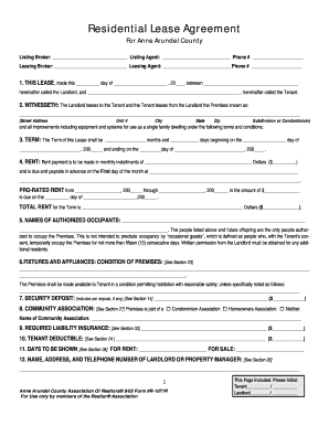 printable lease agreement
