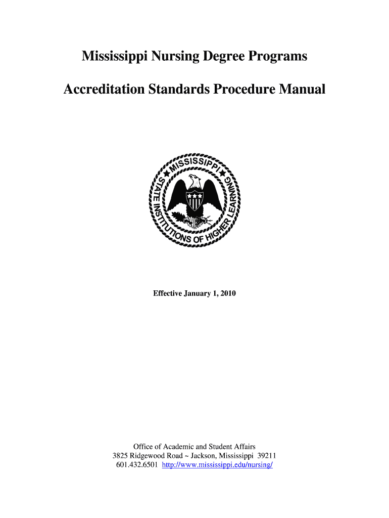 Mississippi Nursing Degree Programs - Mississippi Board of - ihl state ms Preview on Page 1