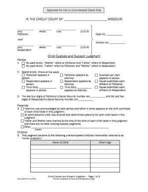 Fillable Online courts mo IN THE CIRCUIT COURT OF , MISSOURI - courts ...