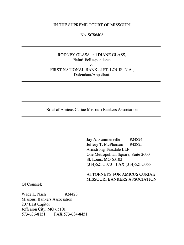 IN THE SUPREME COURT OF MISSOURI No SC86408 RODNEY Preview on Page 1