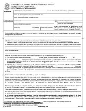 Notificación de Aprobación de Medicaid