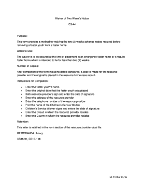 2 Week Resignation Letter Template from www.pdffiller.com