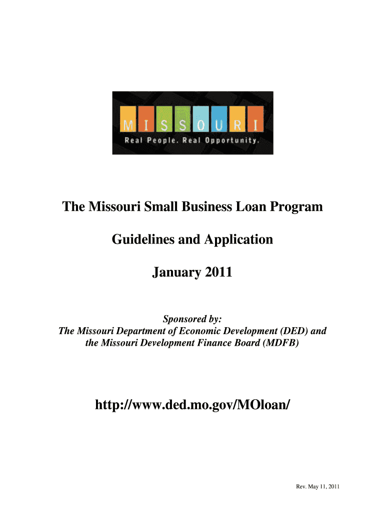 The Missouri Small Business Loan Program - Missouri Department - ded mo Preview on Page 1