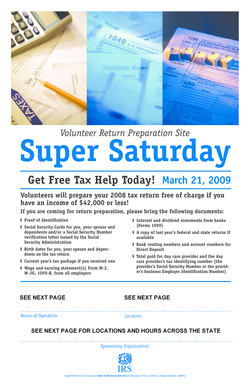 IRS Free Tax Help Form