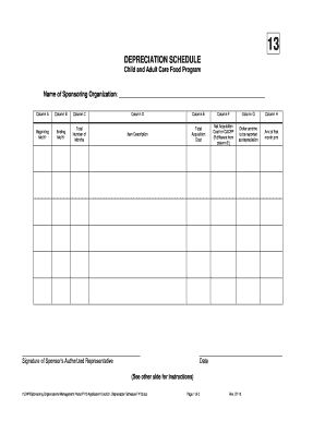 Real estate depreciation calculator - Depreciation Schedule - dphhs mt