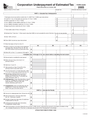 Nebraska Corporation Underpayment Form 2220N