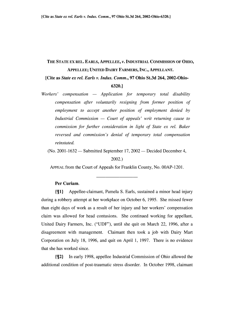 Earls v - sconet state oh Preview on Page 1