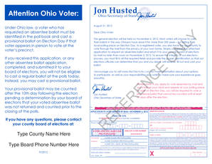 Ohio Absentee Ballot Application