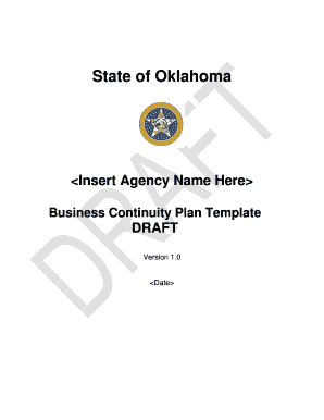 Business Continuity Plan Template - Oklahoma Department of ... - okdhs