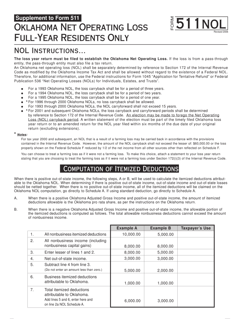 Fillable Online tax ok Oklahoma Tax Commission Archives Past Years Tax Forms Fax Email
