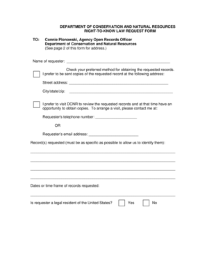 Pennsylvania Right-to-Know Law Request Form