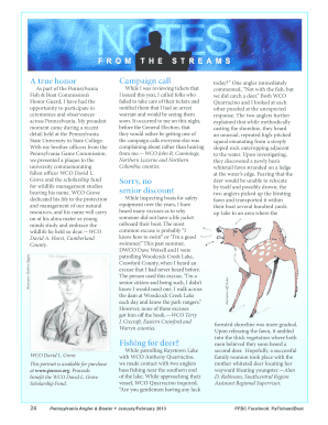 Pennsylvania Angler & Boater Subscription Form