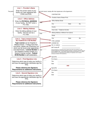Pennsylvania Health Contractor Agreement