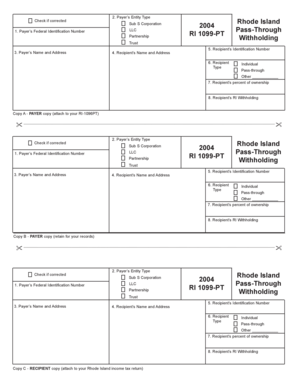 Rhode Island 1099-PT Form