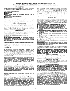 South Carolina Form ST-455