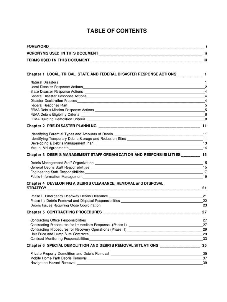 Debris Management Guide - South Dakota Department of Public Preview on Page 1
