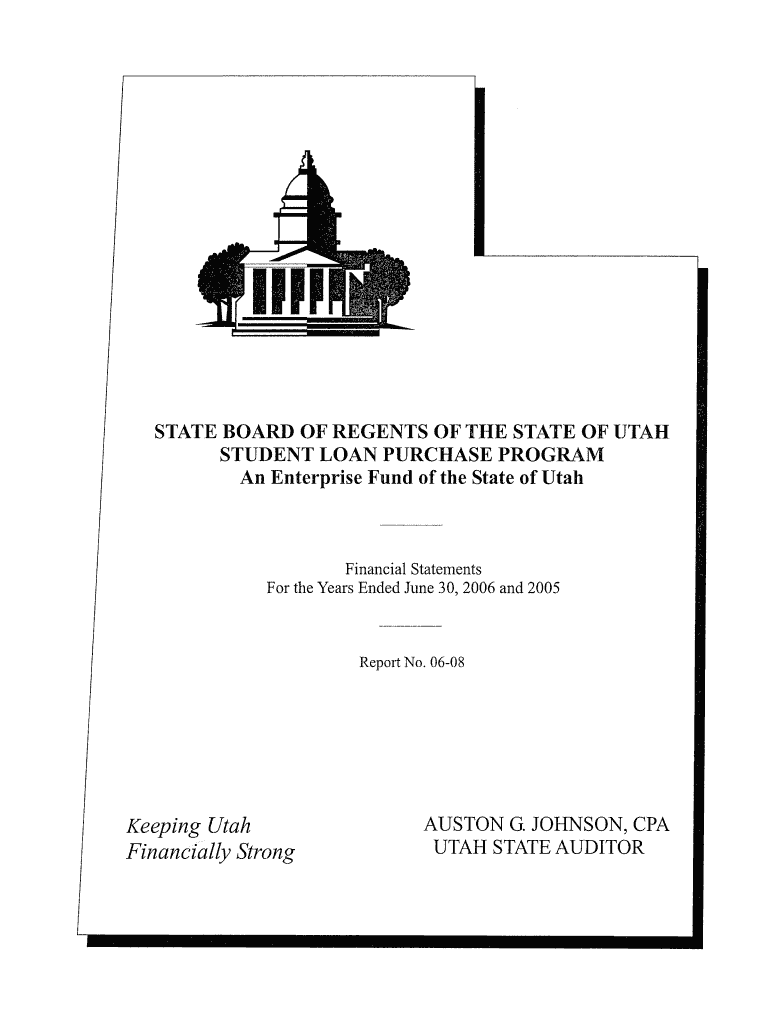 STATE BOARD OF REGENTS OF THE STATE OF UTAH - UHEAA - uheaa Preview on Page 1