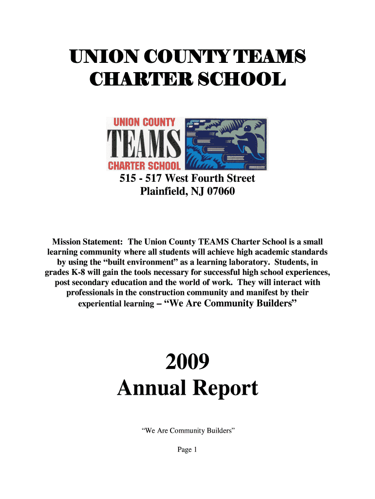 UNION COUNTY TEAMS CHARTER SCHOOL Preview on Page 1