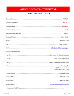 Renewal application letter sample - DIPLOMAS AND CASES - dps dgs virginia