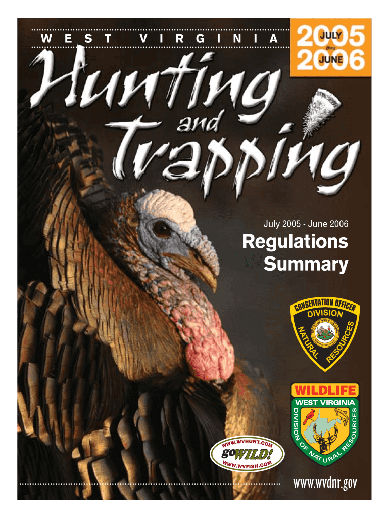 Fillable Online wvdnr General Regulations West Virginia Division of