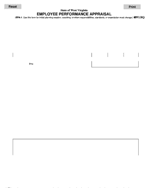 West Virginia Employee Performance Appraisal