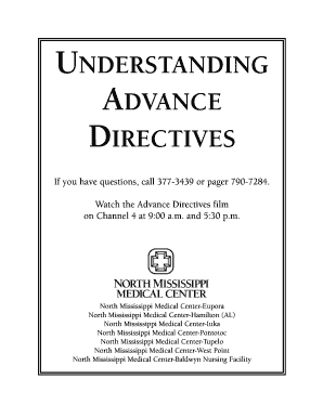 Advance Directives - North Mississippi Health Services