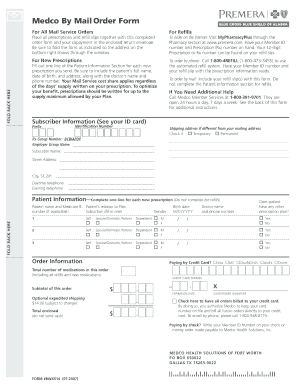 Project implementation plan template - Medco By Mail Order Form - City and Borough of Juneau - bartletthospital