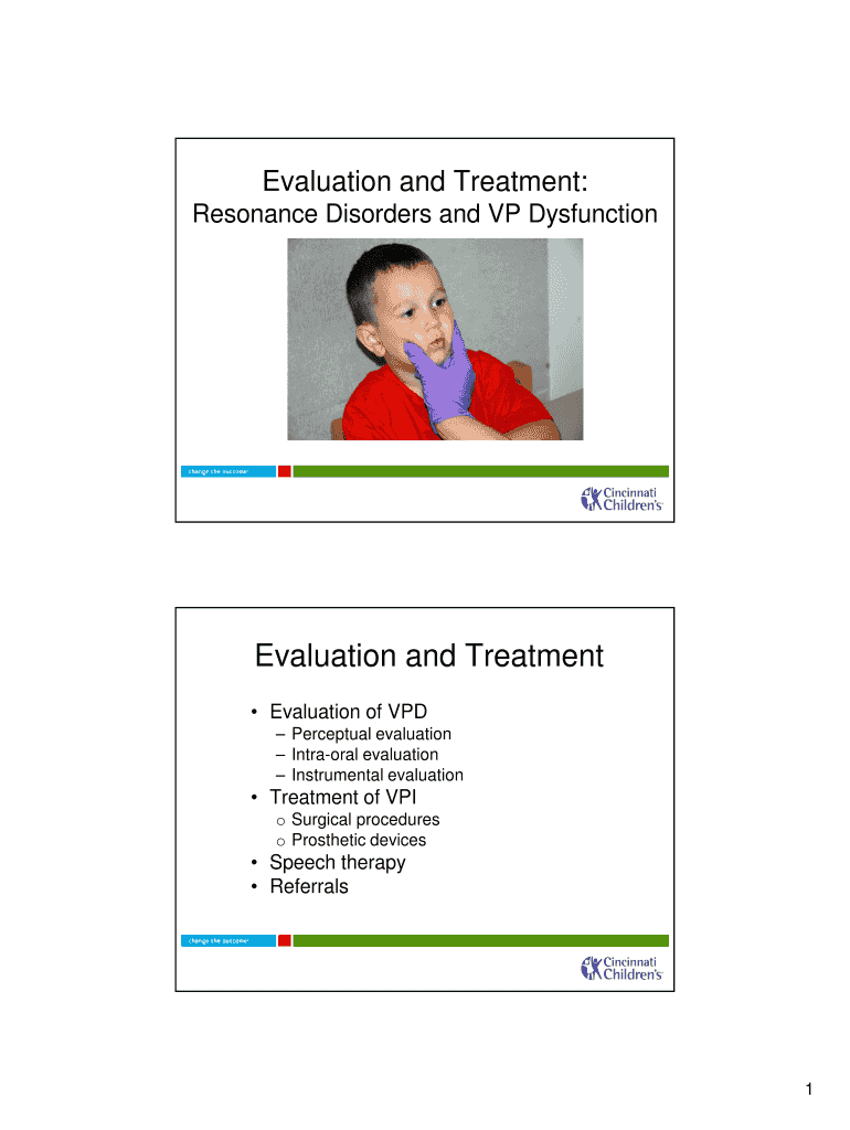 Evaluation and Treatment: Preview on Page 1