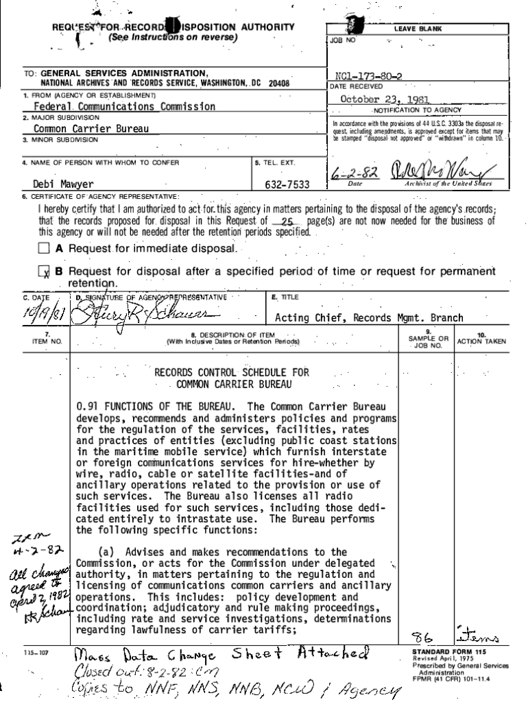 please visit dca's website to see the final disposition documents