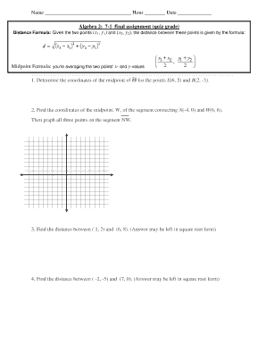 Algebra 2 Final Assignment