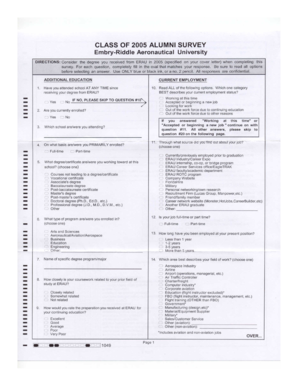 Aircraft Maintenance and Aeronautical Science Skills Survey