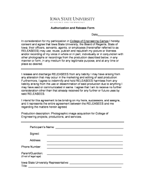 Sample pediatric soap note - Authorization and Release Form - Photo - Iowa State Engineering ... - isek iastate