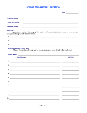 Change Management Template - it jhu