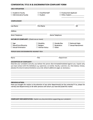 Formal Complaint Letter Sample On Co Worker from www.pdffiller.com