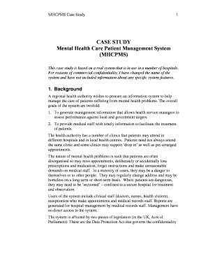 mental health nursing case study assignment