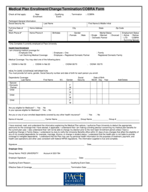 Medical Plan Enrollment Form