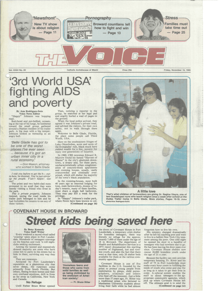 '3rd World USA' fighting AIDS and poverty Street kids - E-Research Preview on Page 1