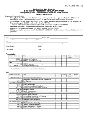 Fillable Online child and adolescent development worksheets form Fax