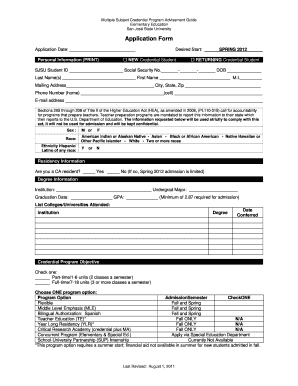 model release form sjsu