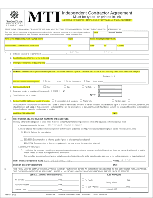 Independent Contractor Agreement - Mineta Transportation Institute ... - transweb sjsu